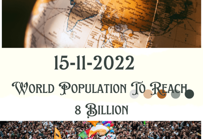 World Population to reach 8 Billion