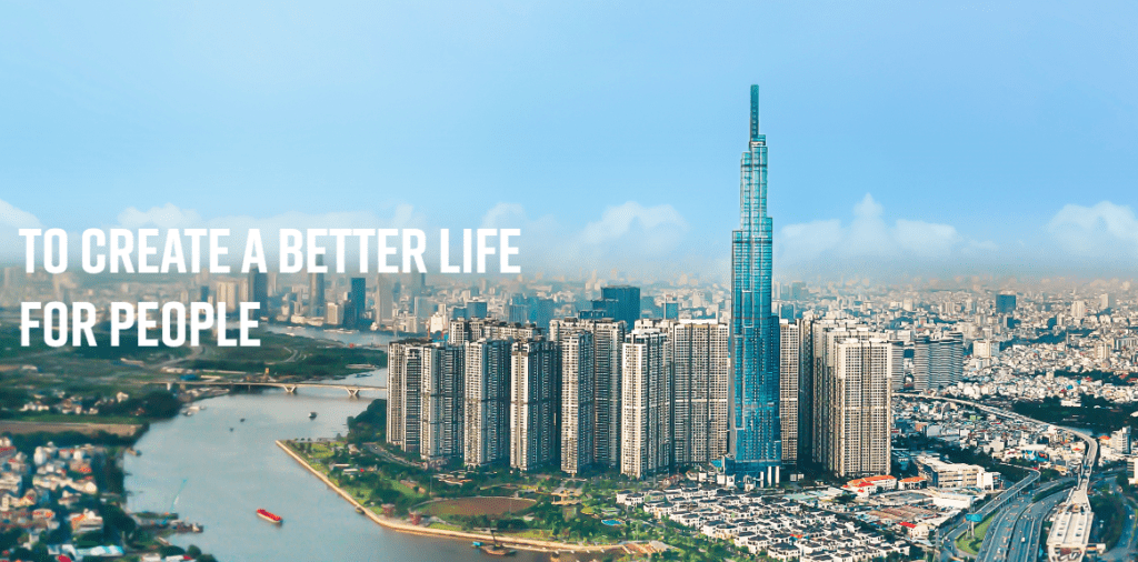 Vingroup owned Landmark 81 tower in Ho Chi Minh City