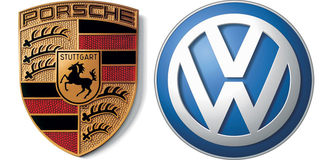 Porsche Volkswagen logos