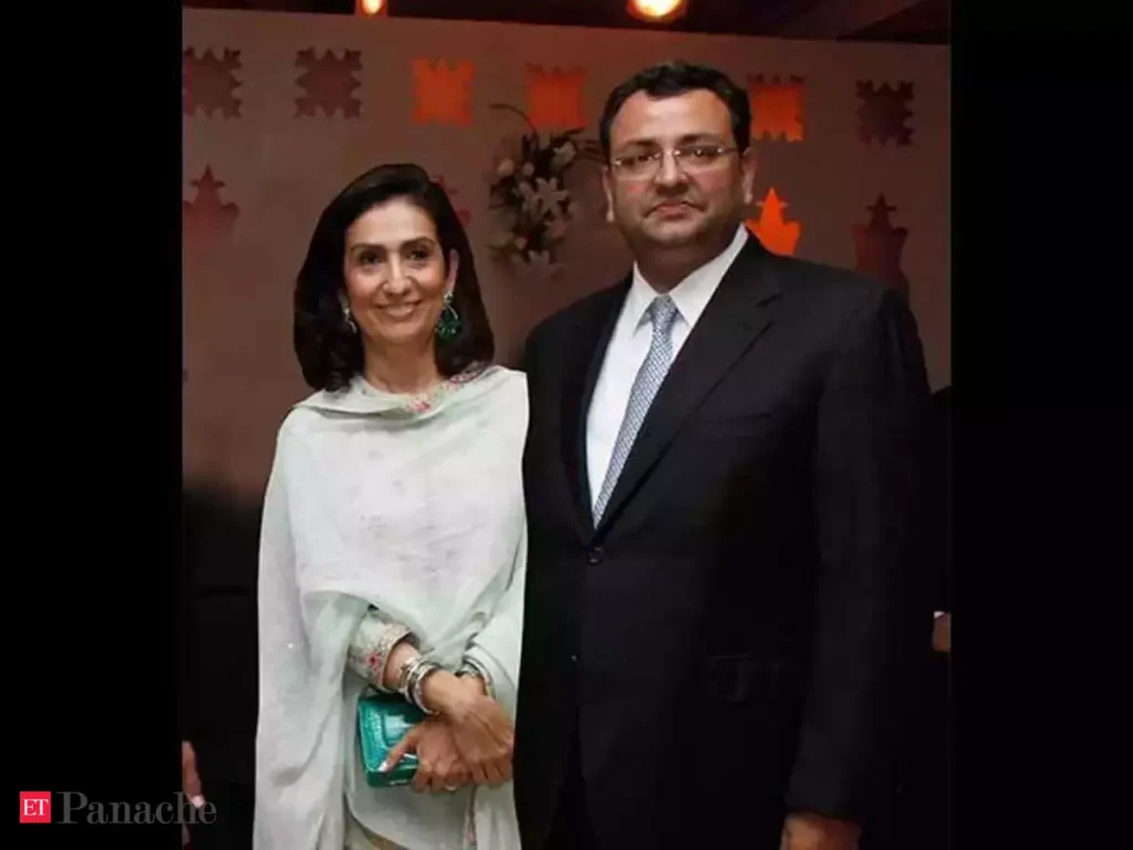 Cyrus Mistry and his wife Rohiqa