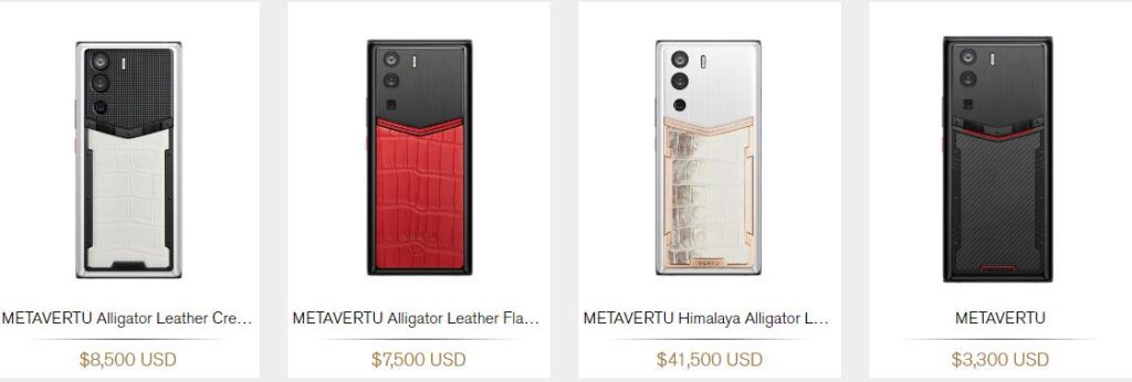 Vertu Metavertu Web3 Phone Models2