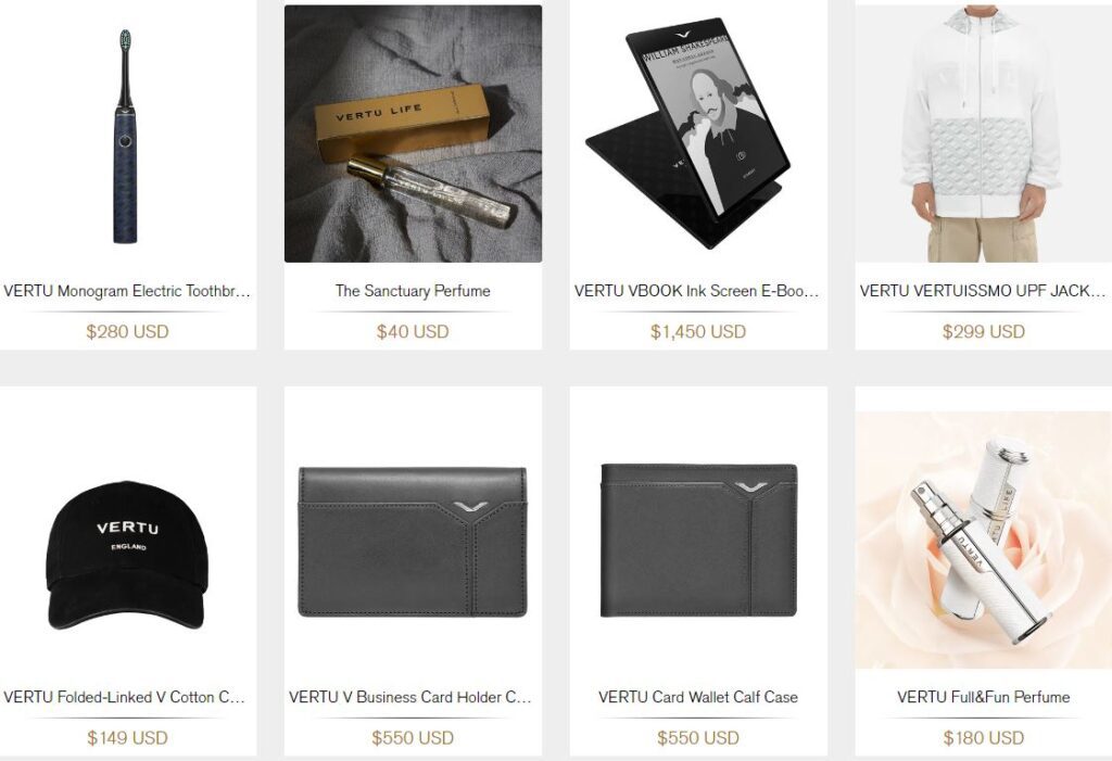  VERTU Lifestyle Products