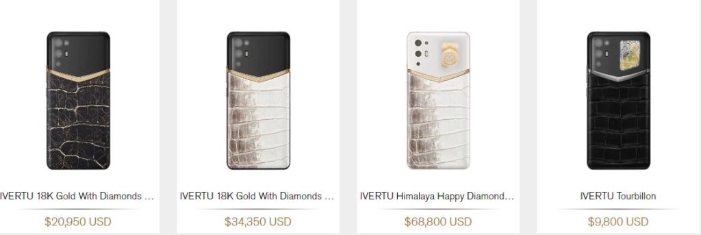 VERTU Phones iVERTU range