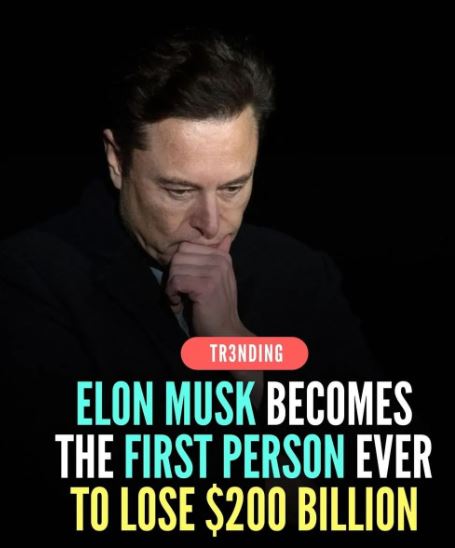 Biggest loser of wealth in History - Elon Musk