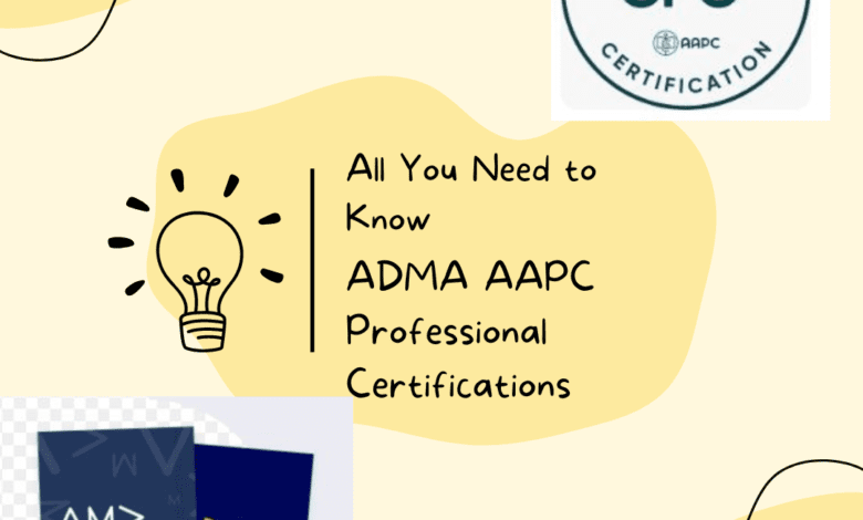 ADMA AAPC Professional Certifications