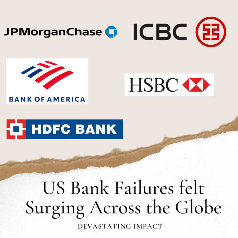 US Bank Failures felt across the Globe