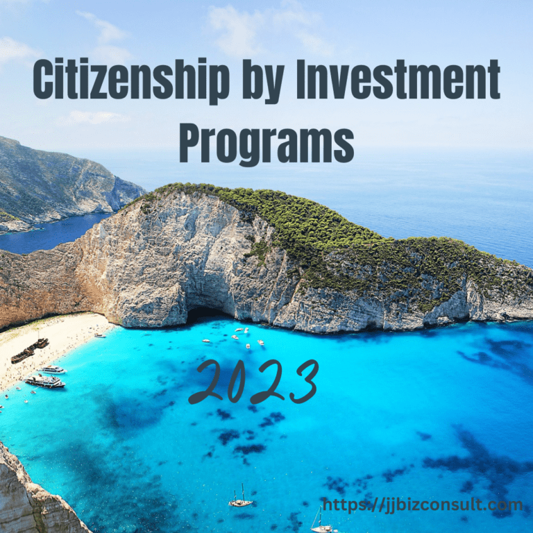 Citizenship by Investment Programs 2023