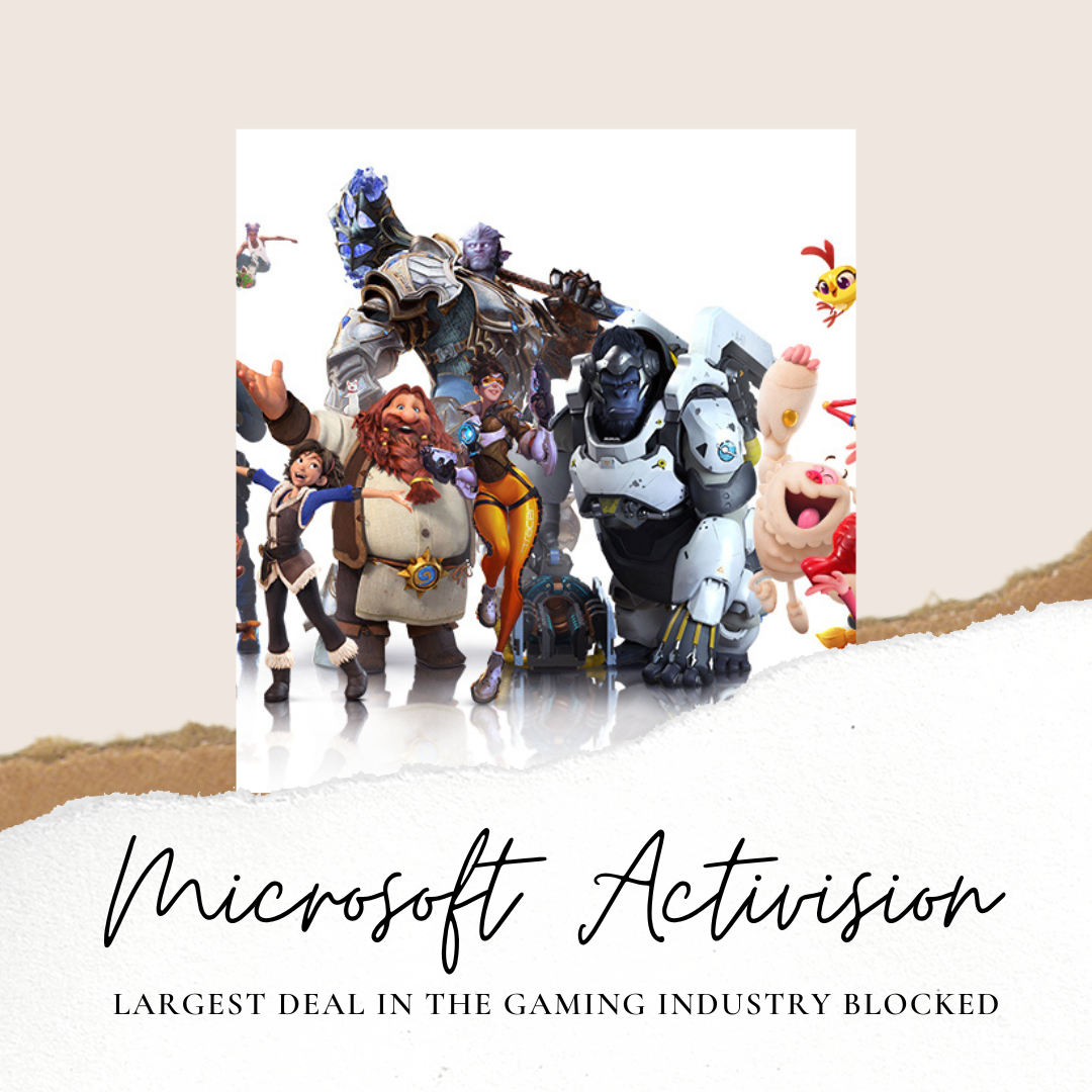 Microsoft - Activision Largest Deal in the Gaming Industry Blocked