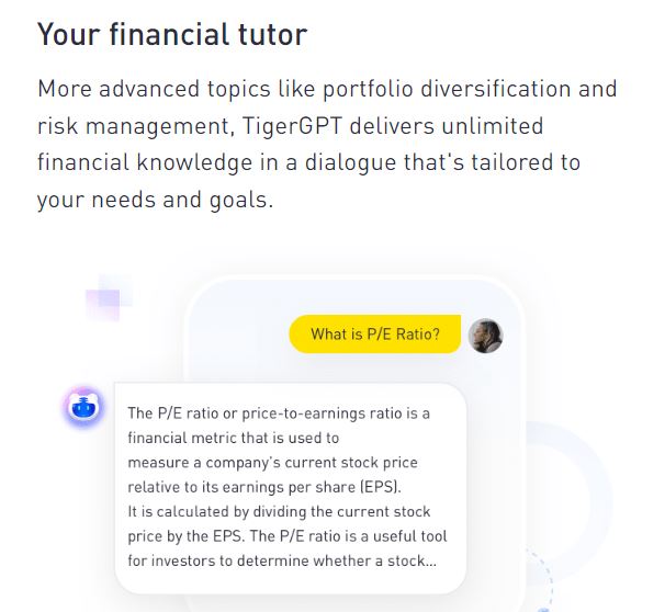 Tiger GPT Financial Tutor