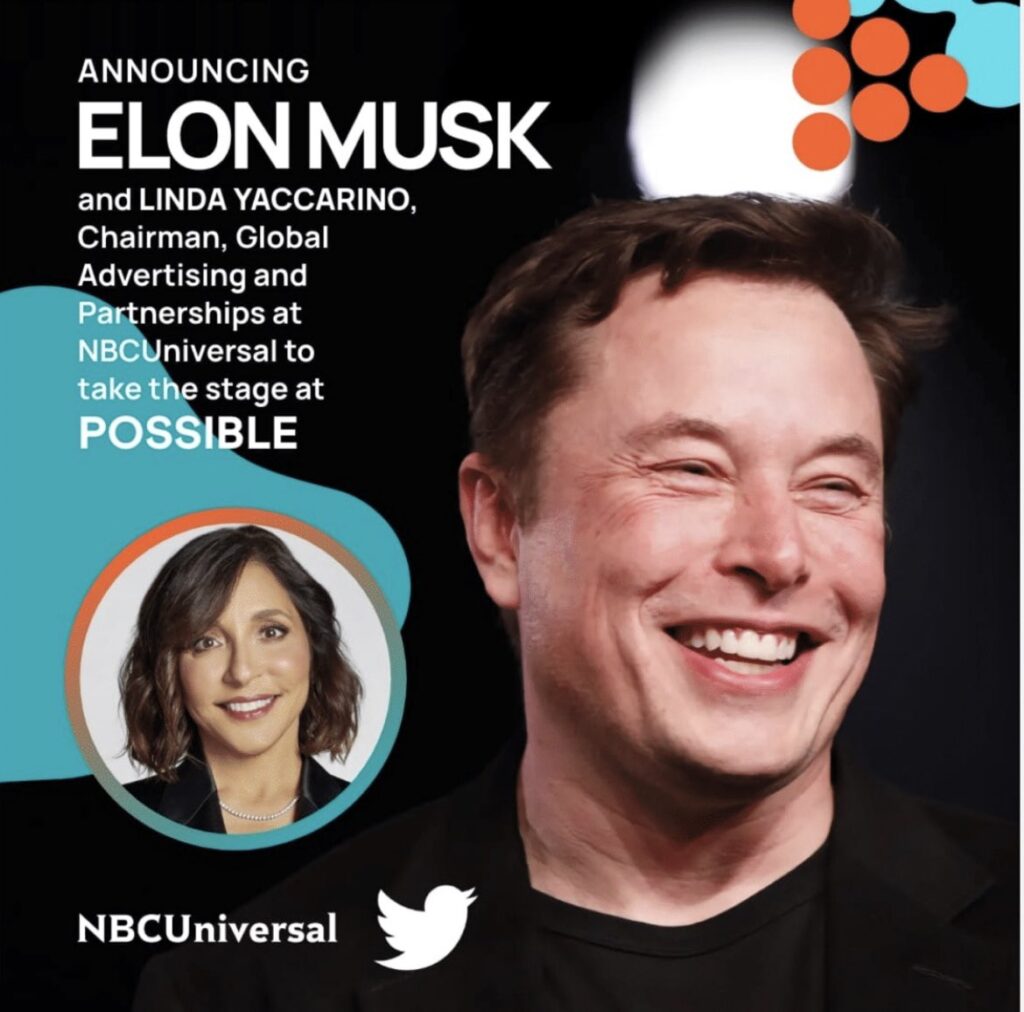 linda Yaccarino & Elon Musk