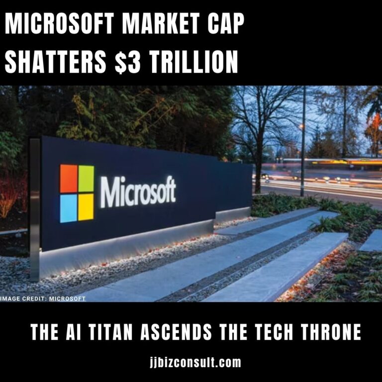 Microsoft Market Cap Shatters $3 Trillion