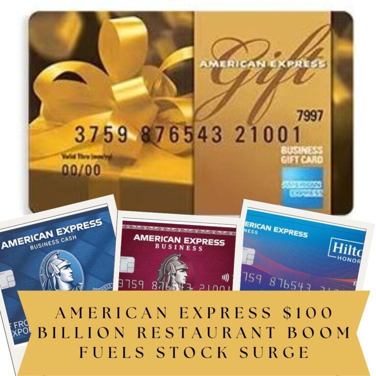 American Express: $100 Billion Restaurant Boom Fuels Stock Surge