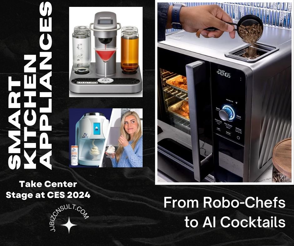 Smart Kitchen Appliances Take Center Stage at CES 2024: From Robo-Chefs to AI Cocktails