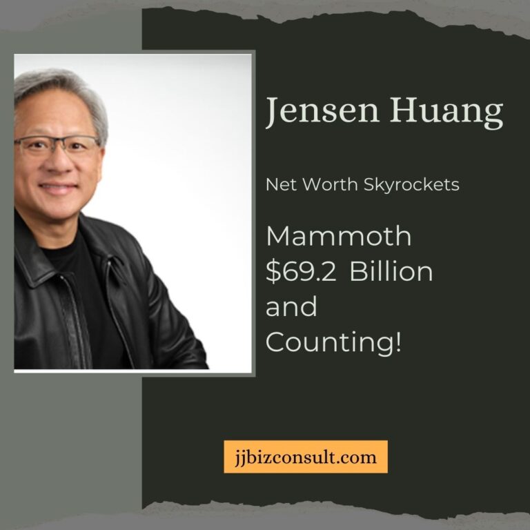 Jensen Huang Net Worth Skyrockets