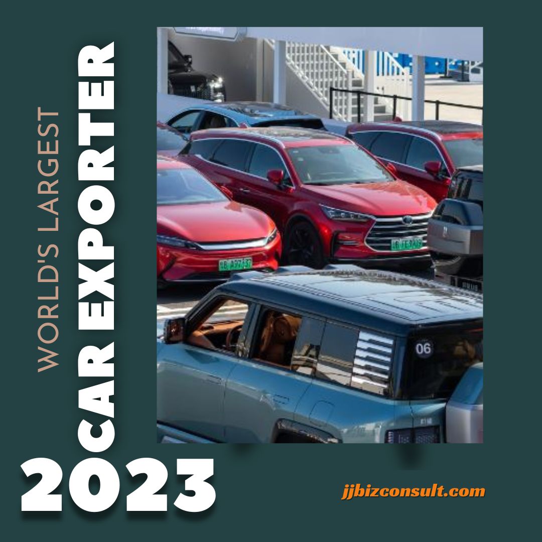 China Car Exports: World's Largest Car Exporter in 2023