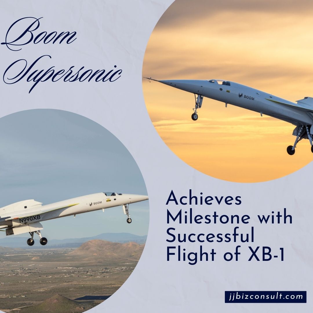 Boom Supersonic Achieves Milestone with Successful Flight of XB-1