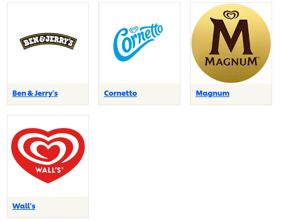 Unilever’s Ice Cream Business