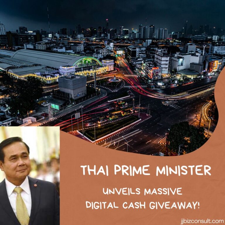 Thai Prime Minister Unveils Massive Digital Cash Giveaway!