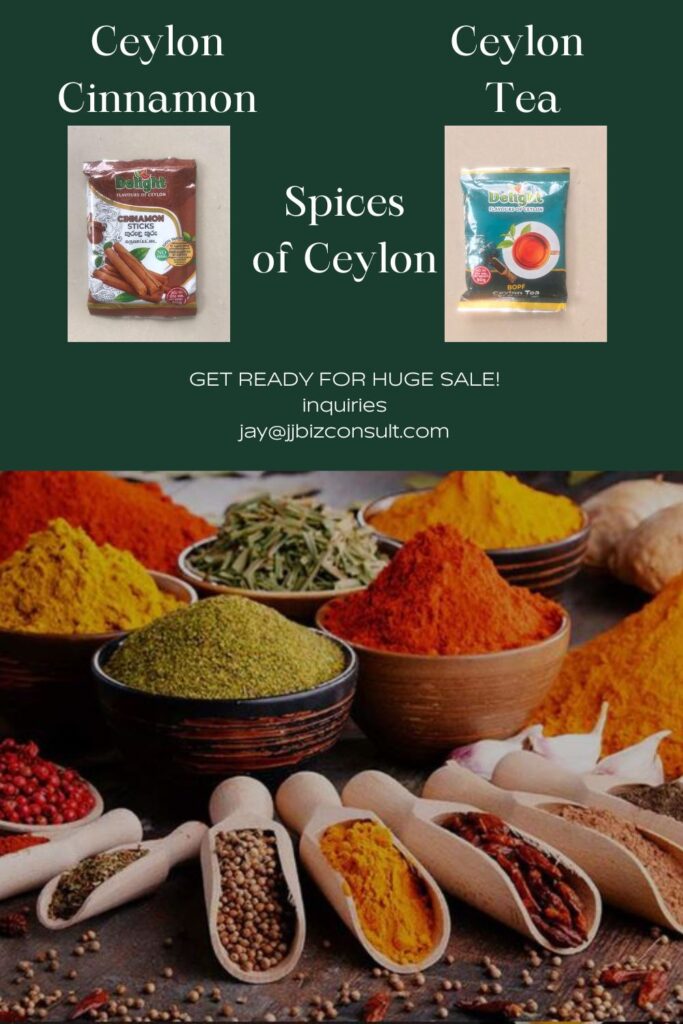 Ceylon Cinnamon, Ceylon Tea & Spices of Ceylon