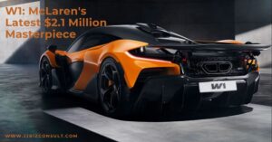 W1: McLaren's Latest $2.1 Million Masterpiece