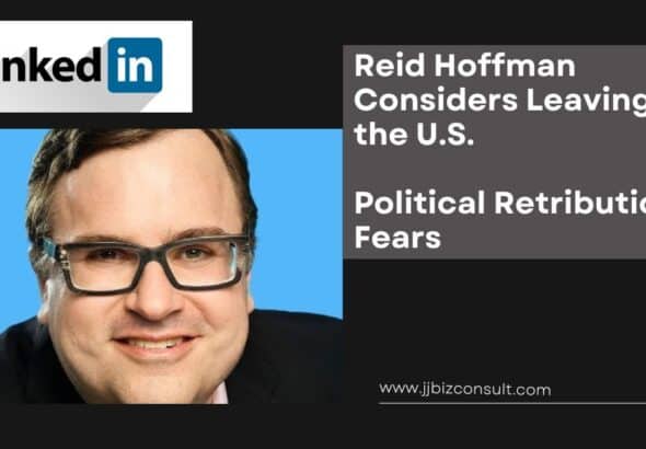 Reid Hoffman Considers Leaving the U.S