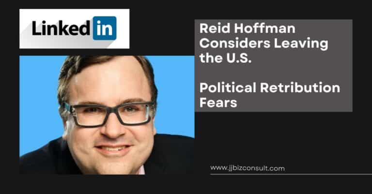 Reid Hoffman Considers Leaving the U.S